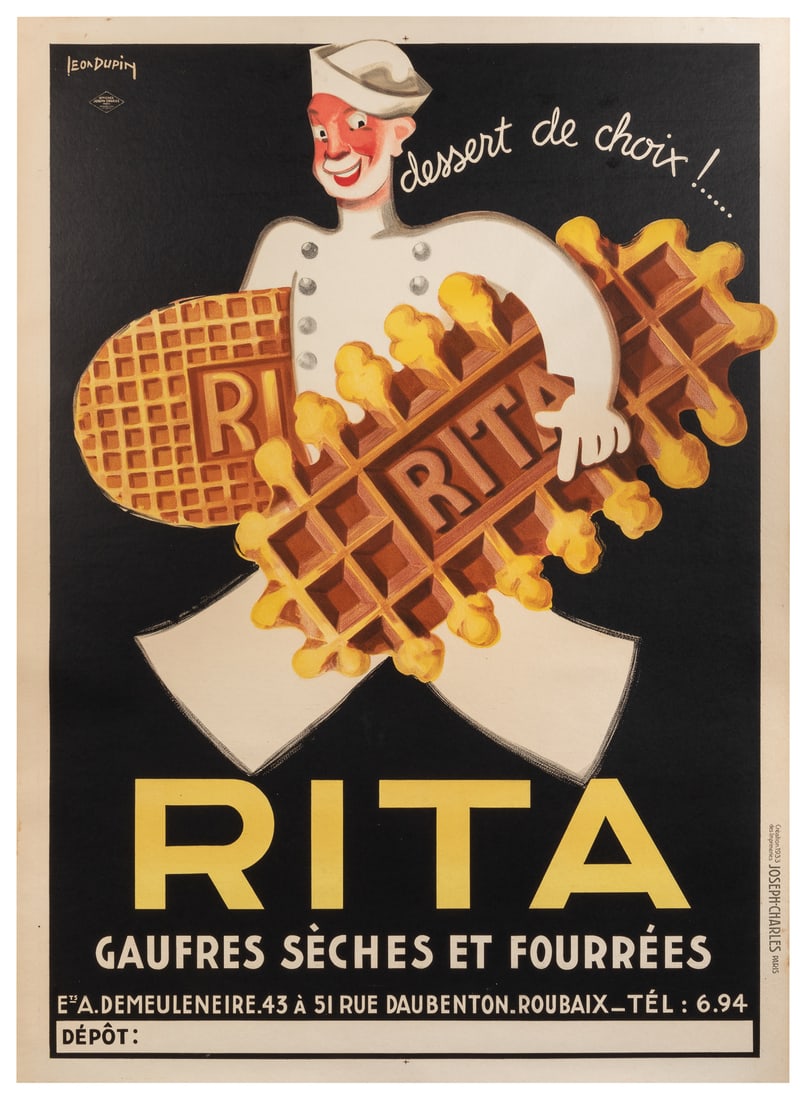 DUPIN, Leon (1898—1971). Rita / Dessert de Choix! 1933. Par... (1 of 1)