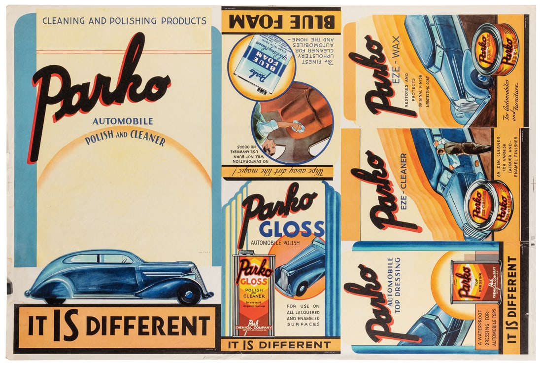 Parko Automobile Polish / It Is Different. Circa 1950s–60s.... (1 of 1)