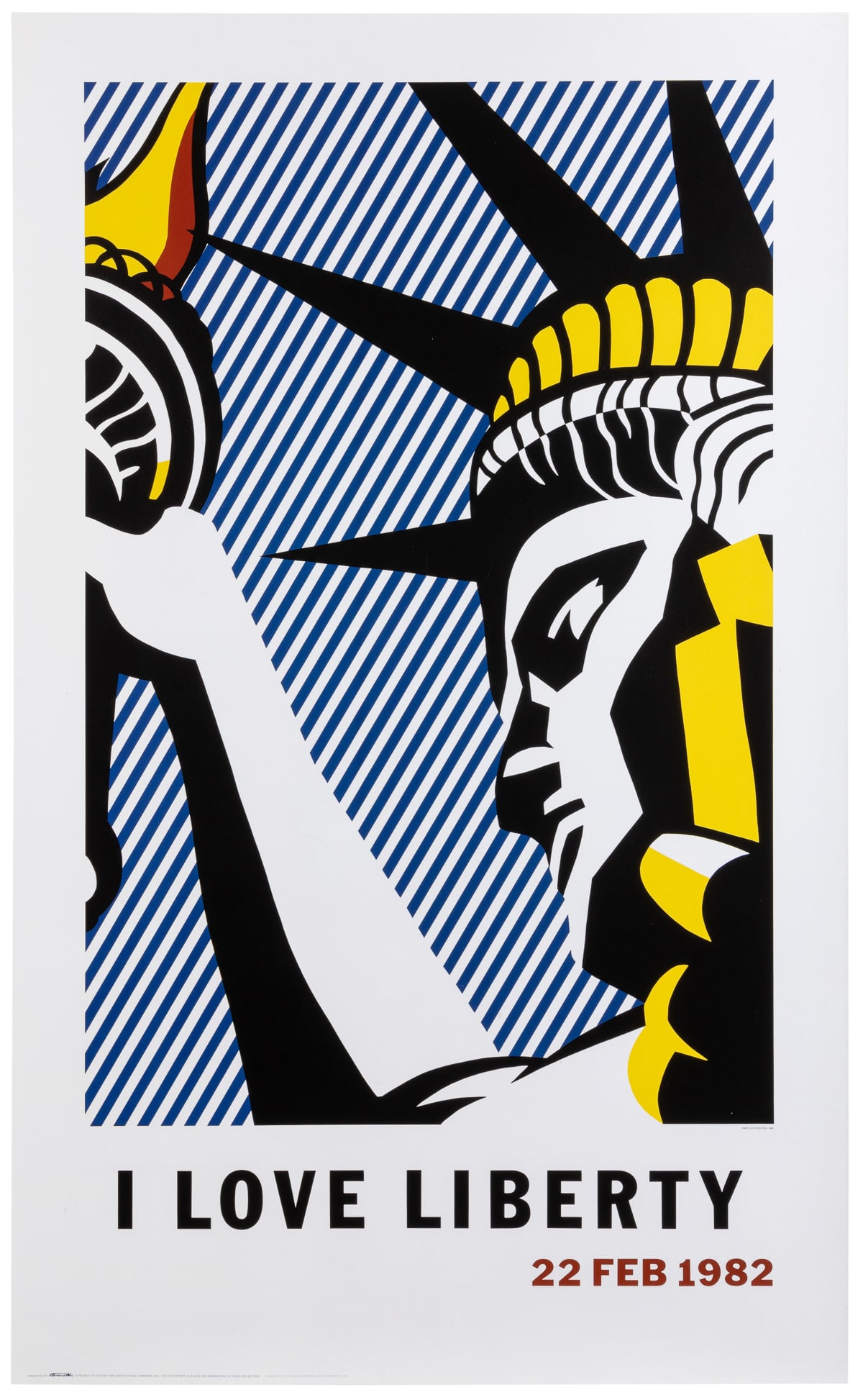 LICHTENSTEIN, Roy (1923—1997). I Love Liberty. 1982. Los An... (1 of 1)