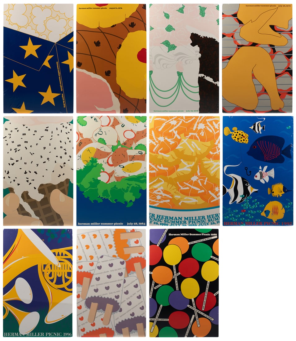 FRYKHOLM, Steve (b. 1942). Eleven Herman Miller Summer Picn... (1 of 12)