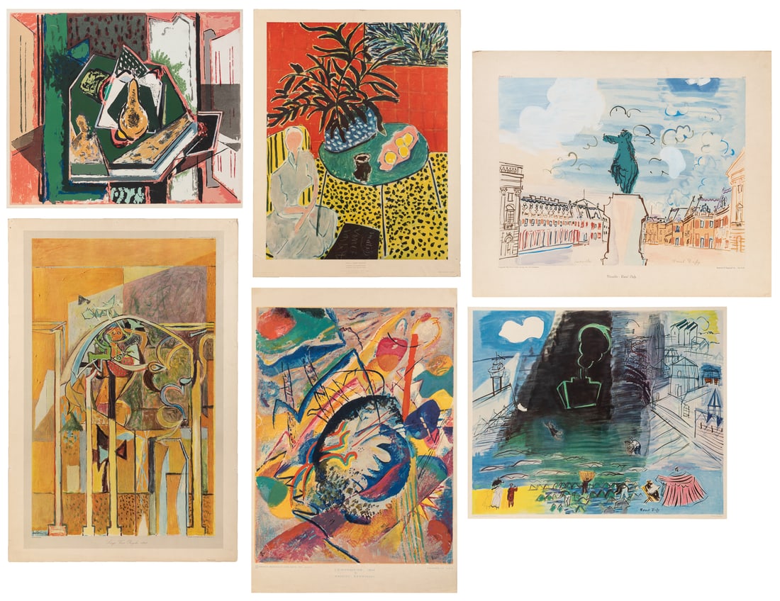 Six Modern Art Prints by Dufy, Matisse, Kandinsky, and othe... (1 of 7)