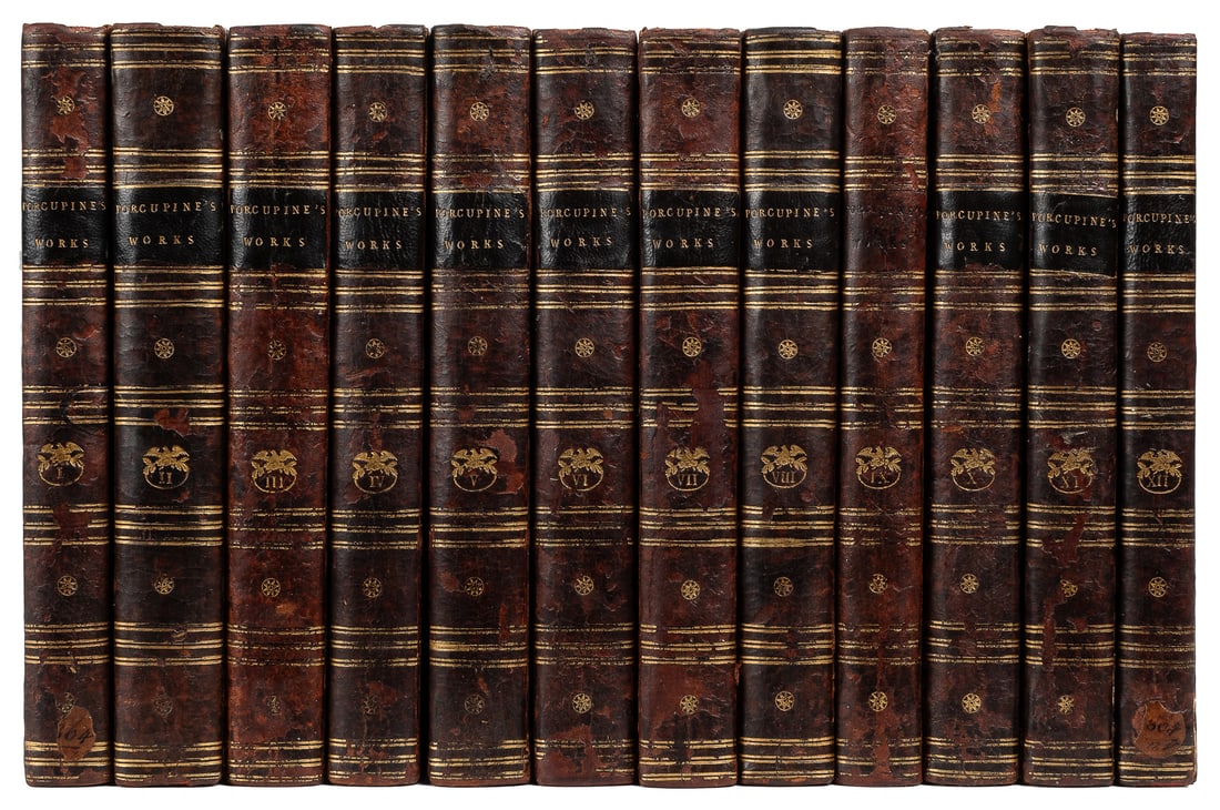 [AMERICANA]. COBBETT, William (1763-1835). Porcupine’s Work... (1 of 2)