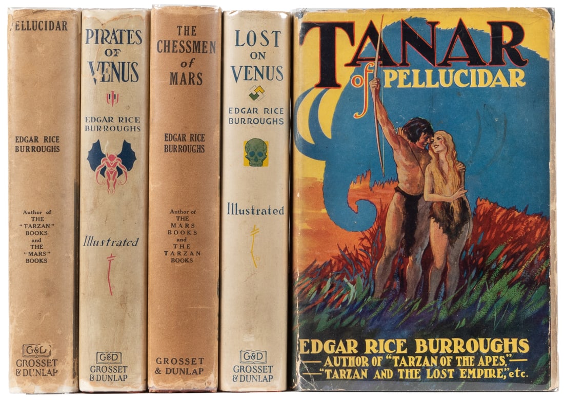 BURROUGHS, Edgar Rice (1875-1950). Group of Five Reprints f... (1 of 3)