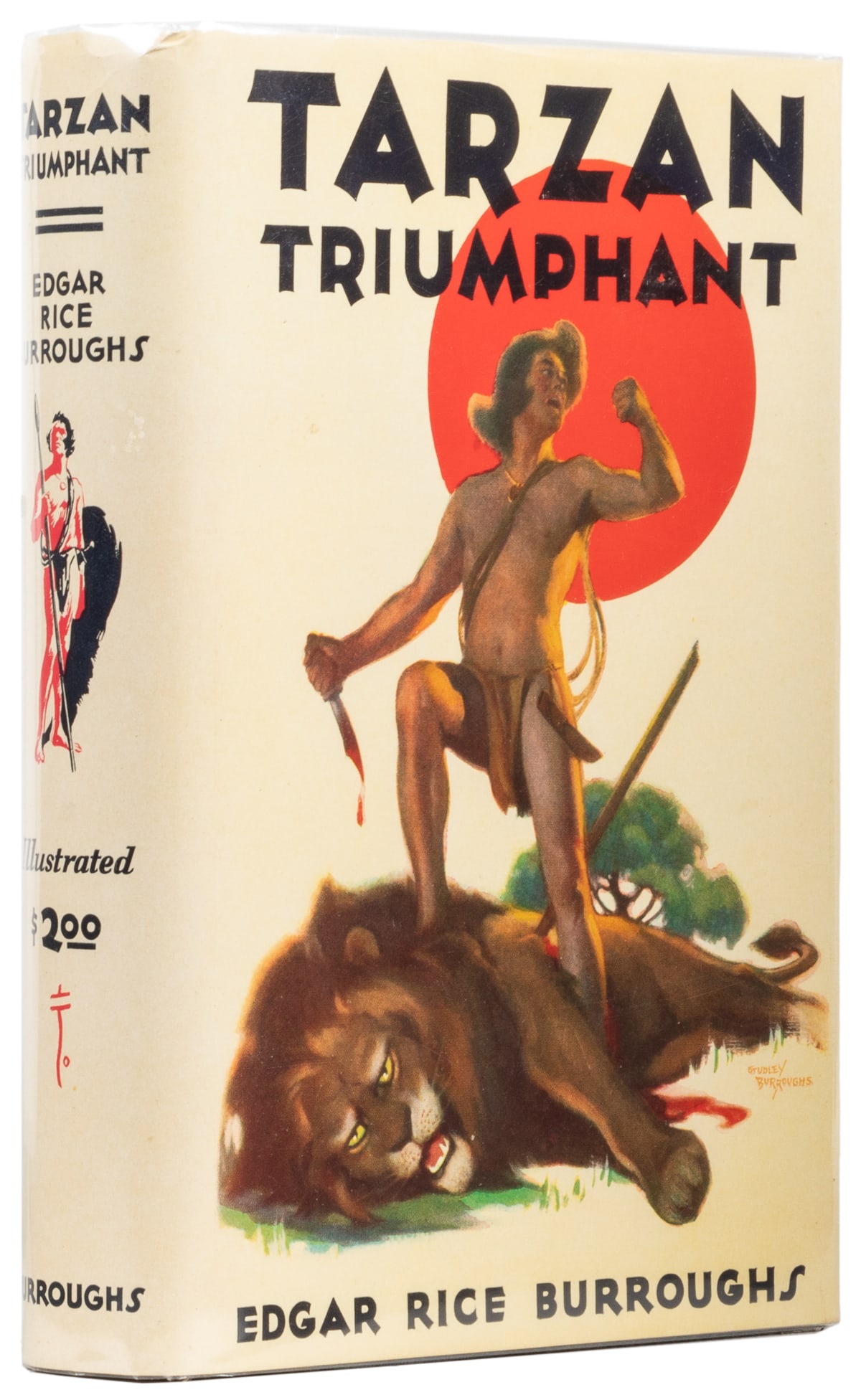 BURROUGHS, Edgar Rice (1875-1950). Tarzan Triumphant. Tarza... (1 of 1)