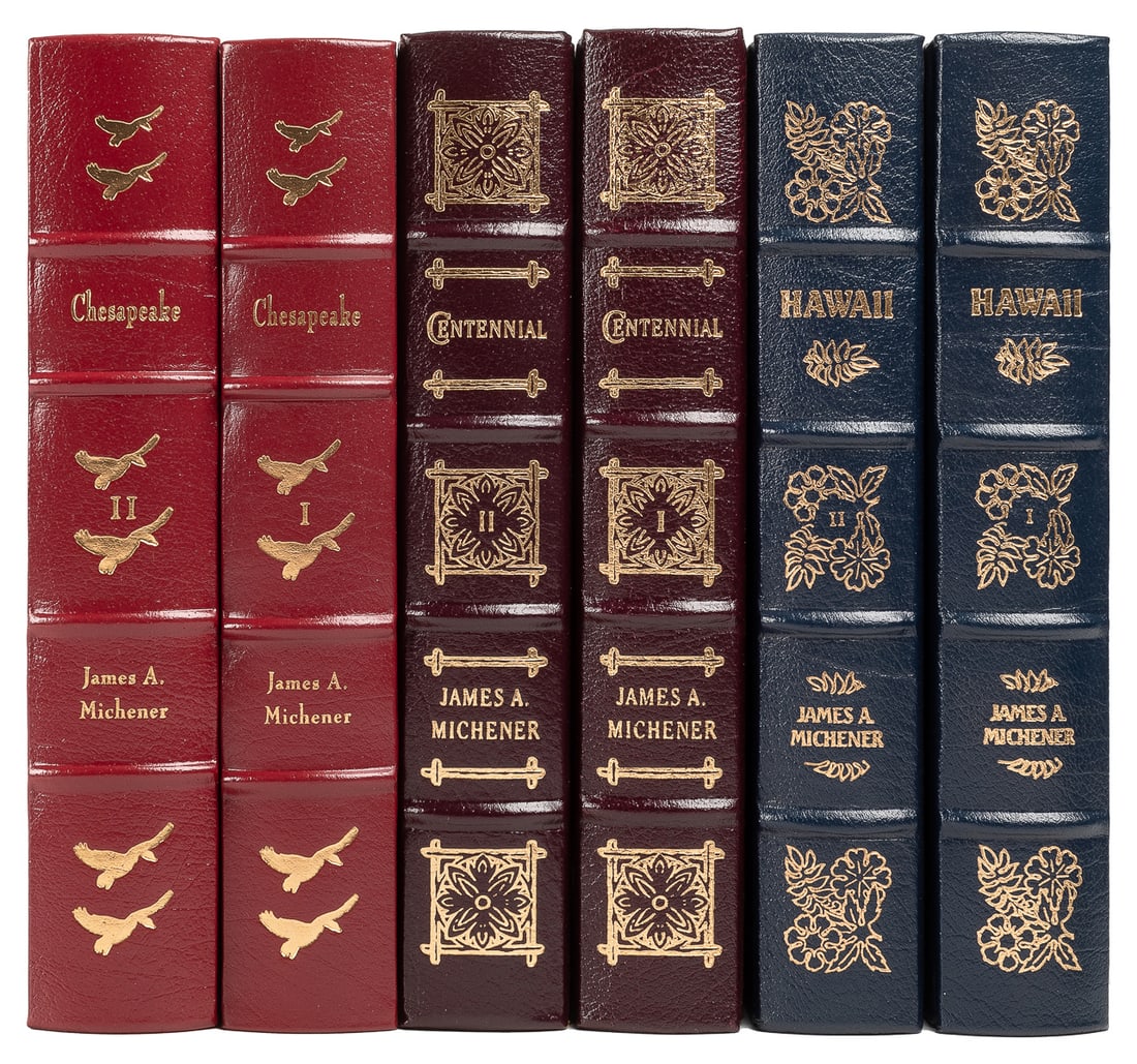 [EASTON PRESS]. MICHENER, James A. (1907-1997). Group of 3 ... (1 of 1)