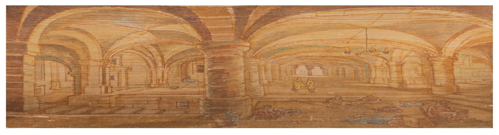 [FORE-EDGE PAINTING]. Psalms and Hymns for Divine Worship. ...: [FORE-EDGE PAINTING]. Psalms and Hymns for Divine Worship. London: James Nisbet and Co., 1866. 8vo. [viii], [1]-256 pp. Approximately 8 ¾ x 5 7/8”. Bound in contemporary full dark brown s
