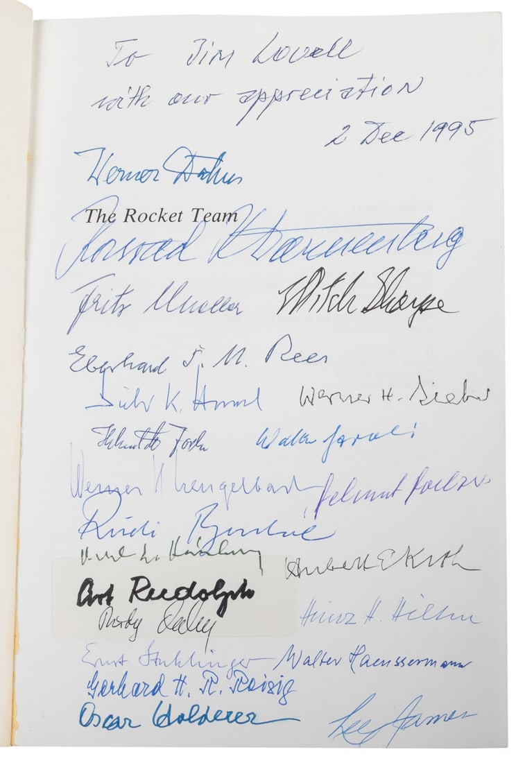 [LOVELL, James (b. 1928), his copy]. ORDWAY, Frederick J. I... (1 of 4)