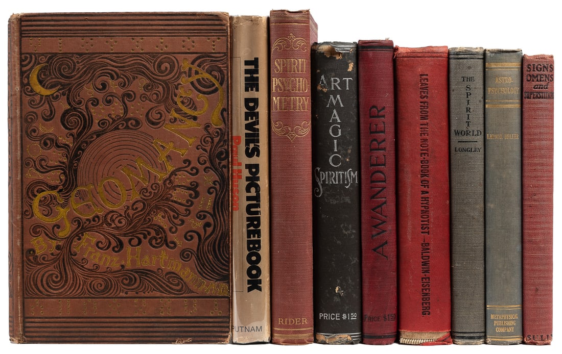 [OCCULT]. Group of Nine Books on Various Occult Topics. [V.... (1 of 1)