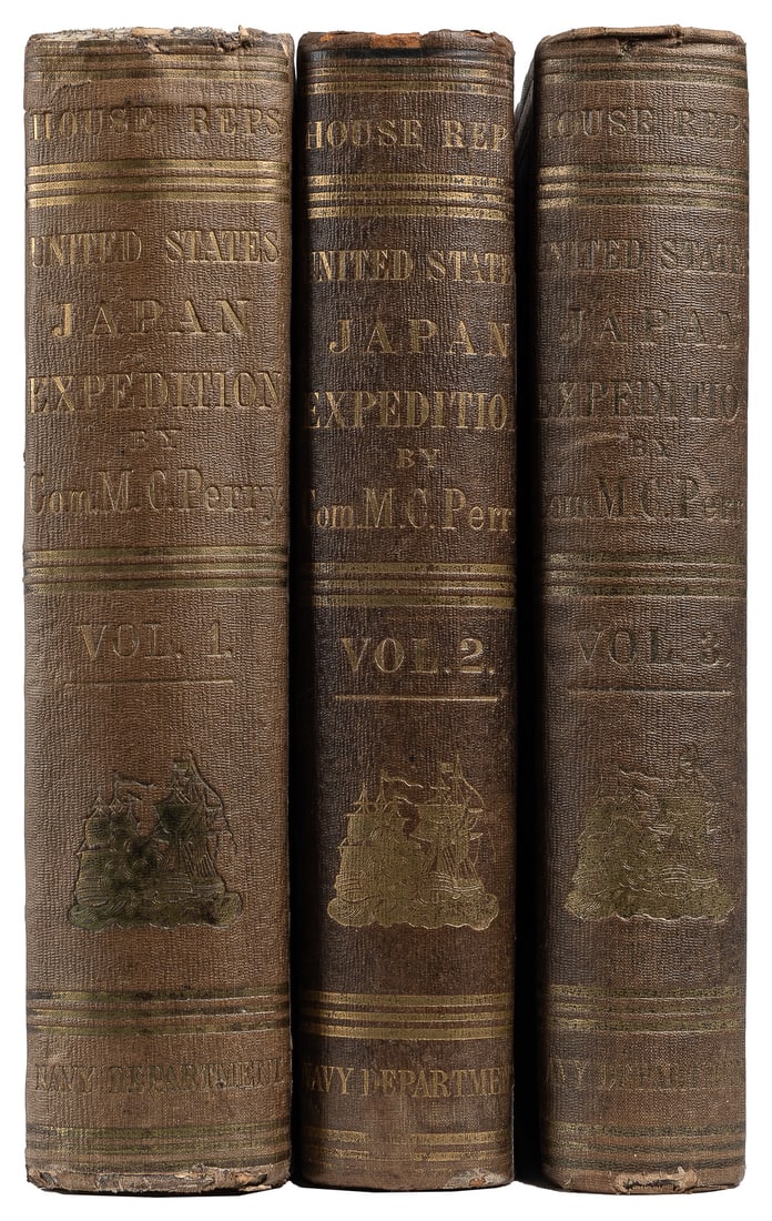 [TRAVELS AND VOYAGES]. PERRY, Commodore Matthew Calbraith, ...: [TRAVELS AND VOYAGES]. PERRY, Commodore Matthew Calbraith, 1794-1858. Narrative of the Expedition of an American Squadron to the China Seas and Japan, Performed in the Years 1852, 1853, and 1854. Wash