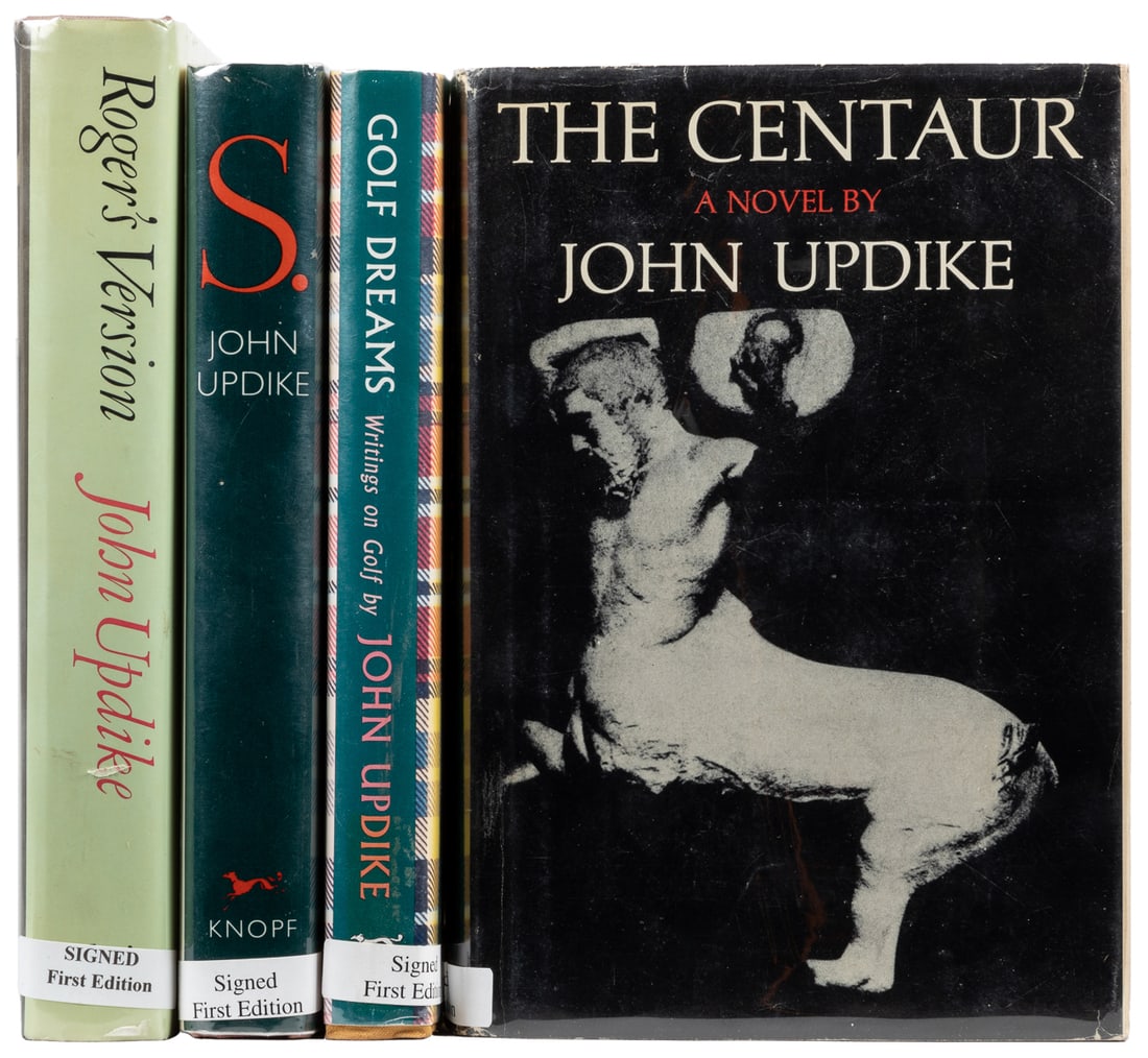 UPDIKE, John (1932-2009). Group of 4 Signed First Trade Edi... (1 of 1)