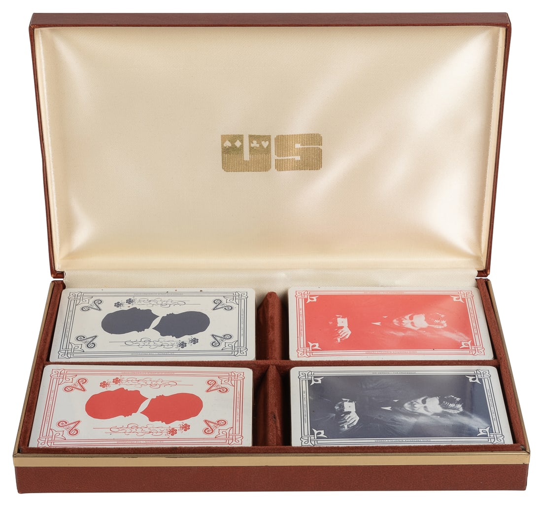 VERNON, Dai (David Frederick Wingfield Verner). Limited Edi...: VERNON, Dai (David Frederick Wingfield Verner). Limited Edition Dai Vernon Playing Cards. Congress Playing Cards, June, 1982. Four sealed packs of cards commemorating Vernon’s 88th birthday, hou