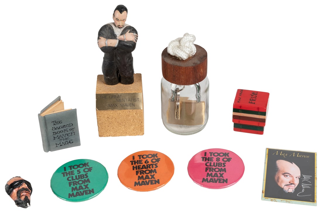 MAVEN, Max (1950 – 2022). Group of Max Maven Memorabilia. 1... (1 of 1)