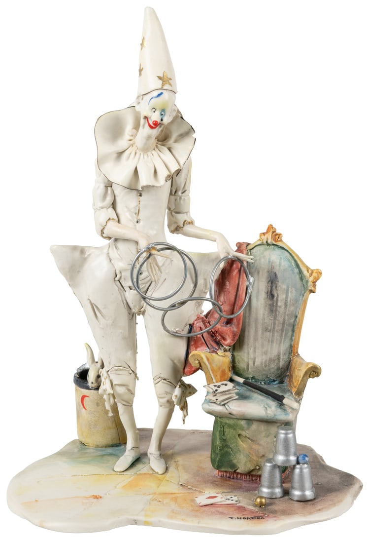 MORETTO, Toni (Italian, 1929 – 2011). Clown with Rings. Ita... (1 of 5)