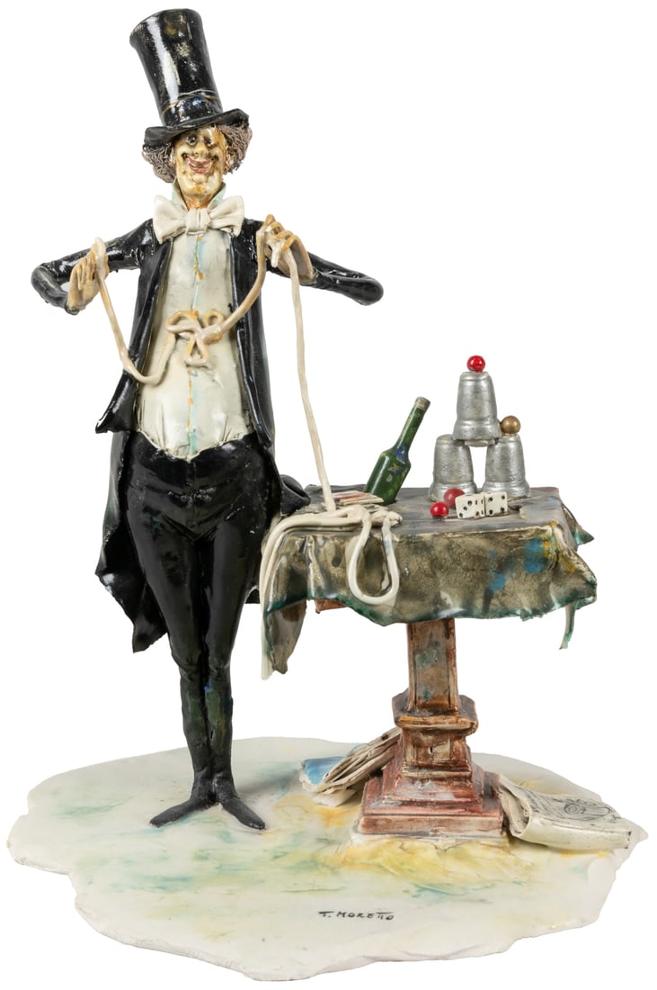 MORETTO, Toni (Italian, 1929 – 2011). Magician with Rope. I... (1 of 5)