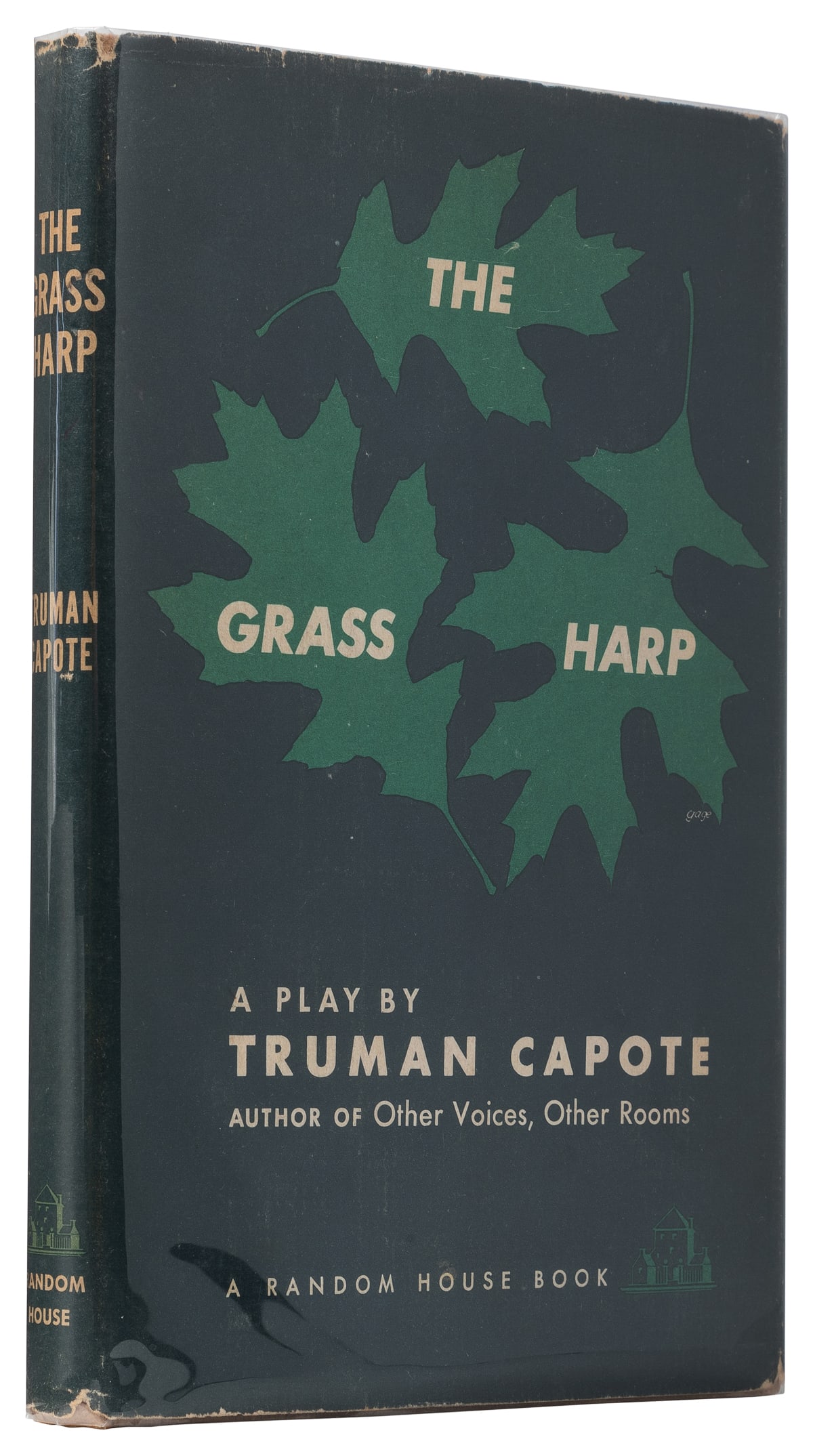 CAPOTE, Truman (1924-1984). The Grass Harp. A Play… New Yor...: CAPOTE, Truman (1924-1984). The Grass Harp. A Play… New York: Random House, [1952]. 8vo. Illustrated with photos by Cecil Beaton, who designed the set and costumes. 120 pp. Publisher’s ful