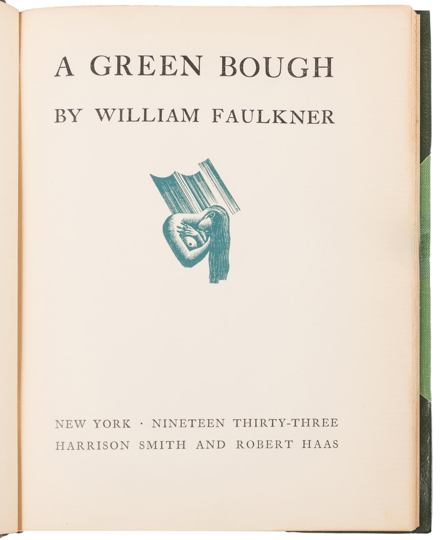 FAULKNER, William (1897-1962). A Green Bough. New York: Har... (1 of 2)