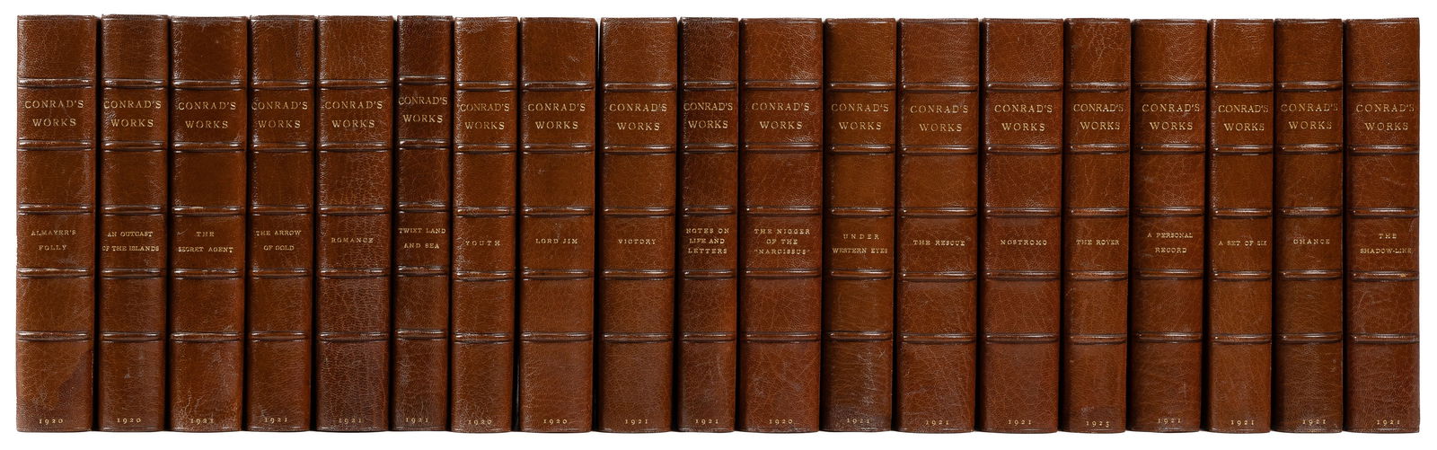 [FINE BINDINGS]. CONRAD, Joseph (1857-1924). The Works of J... (1 of 1)