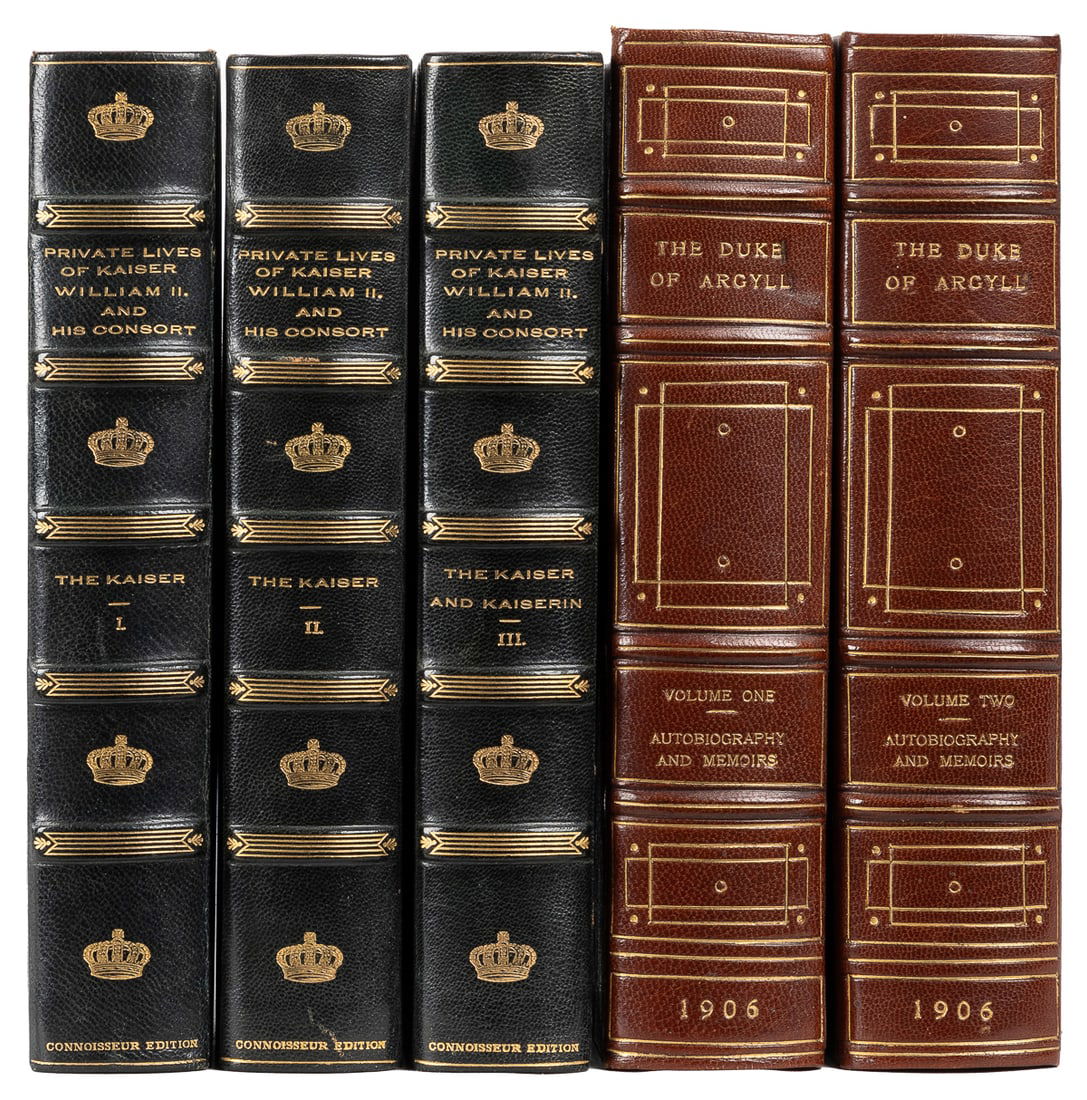 [FINE BINDINGS]. Pair of Titles in 5 Total Volumes, includi... (1 of 1)
