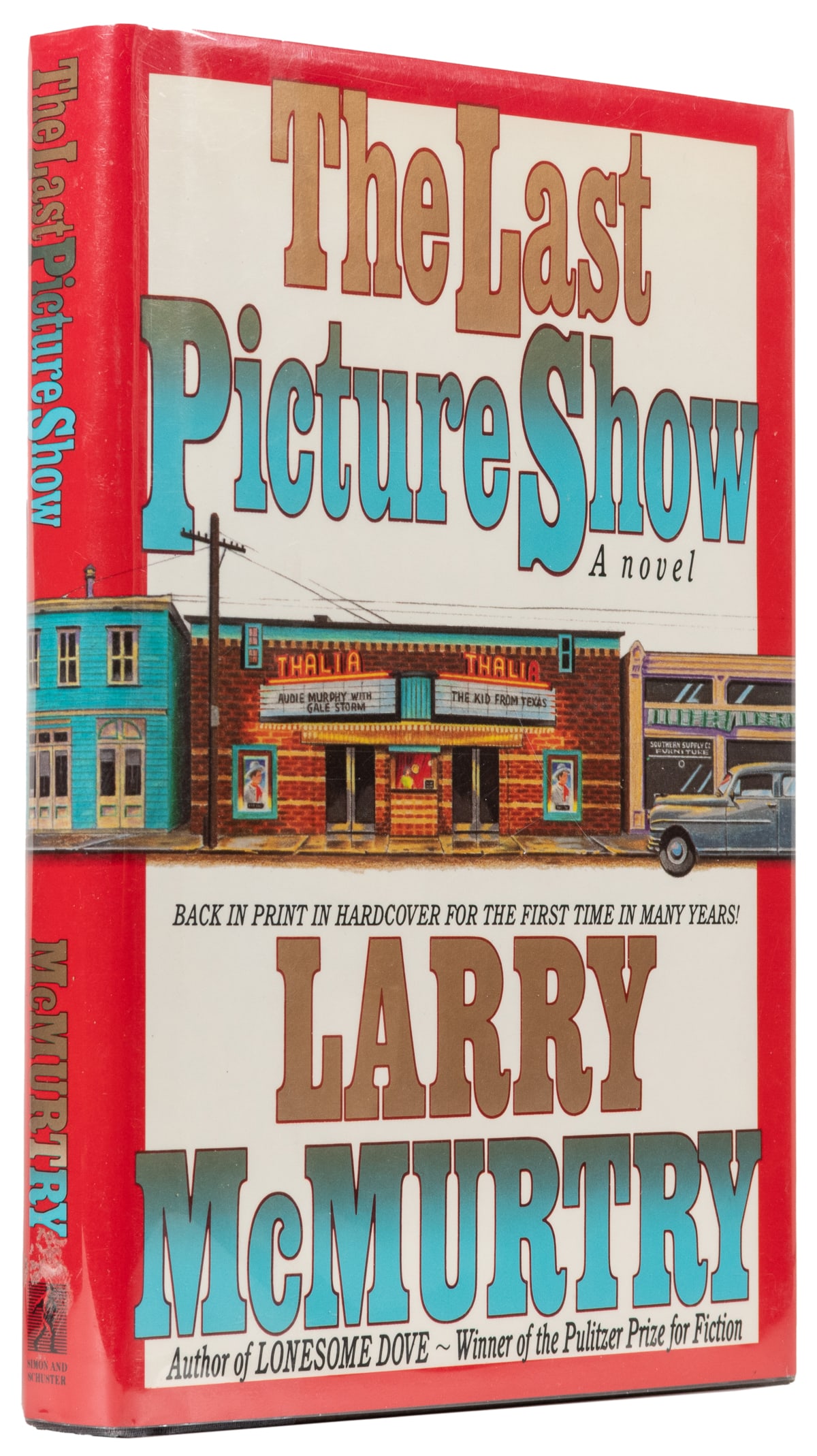 MCMURTRY, Larry (1936-2021). The Last Picture Show. New Yor...: MCMURTRY, Larry (1936-2021). The Last Picture Show. New York: Simon and Schuster, [1989]. 8vo,. [viii], 1-280 pp. Publisher’s blue cloth backstrip over gray boards, spine lettered in gilt, publi