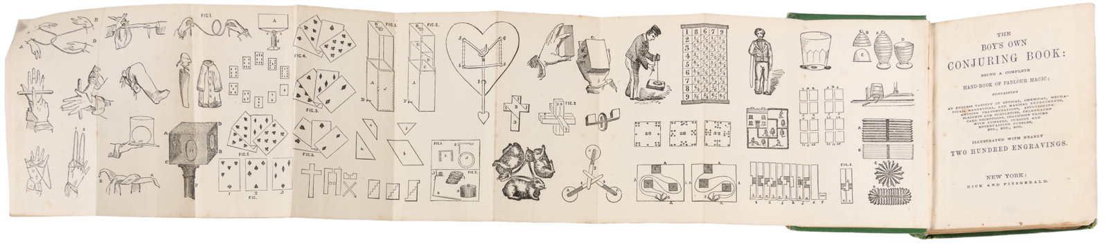 [MAGIC]. The Boy’s Own Conjuring Book: Being a Complete Han...: [MAGIC]. The Boy’s Own Conjuring Book: Being a Complete Hand-Book of Parlour Magic… New York: Dick and Fitzgerald, [1859. 32mo. Illustrated with folding frontispiece and “Nearly Two 