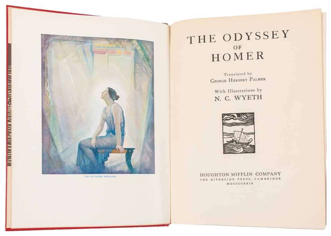 [WYETH, N. C. (1882-1945), illustrator]. HOMER. The Odyssey... (1 of 3)