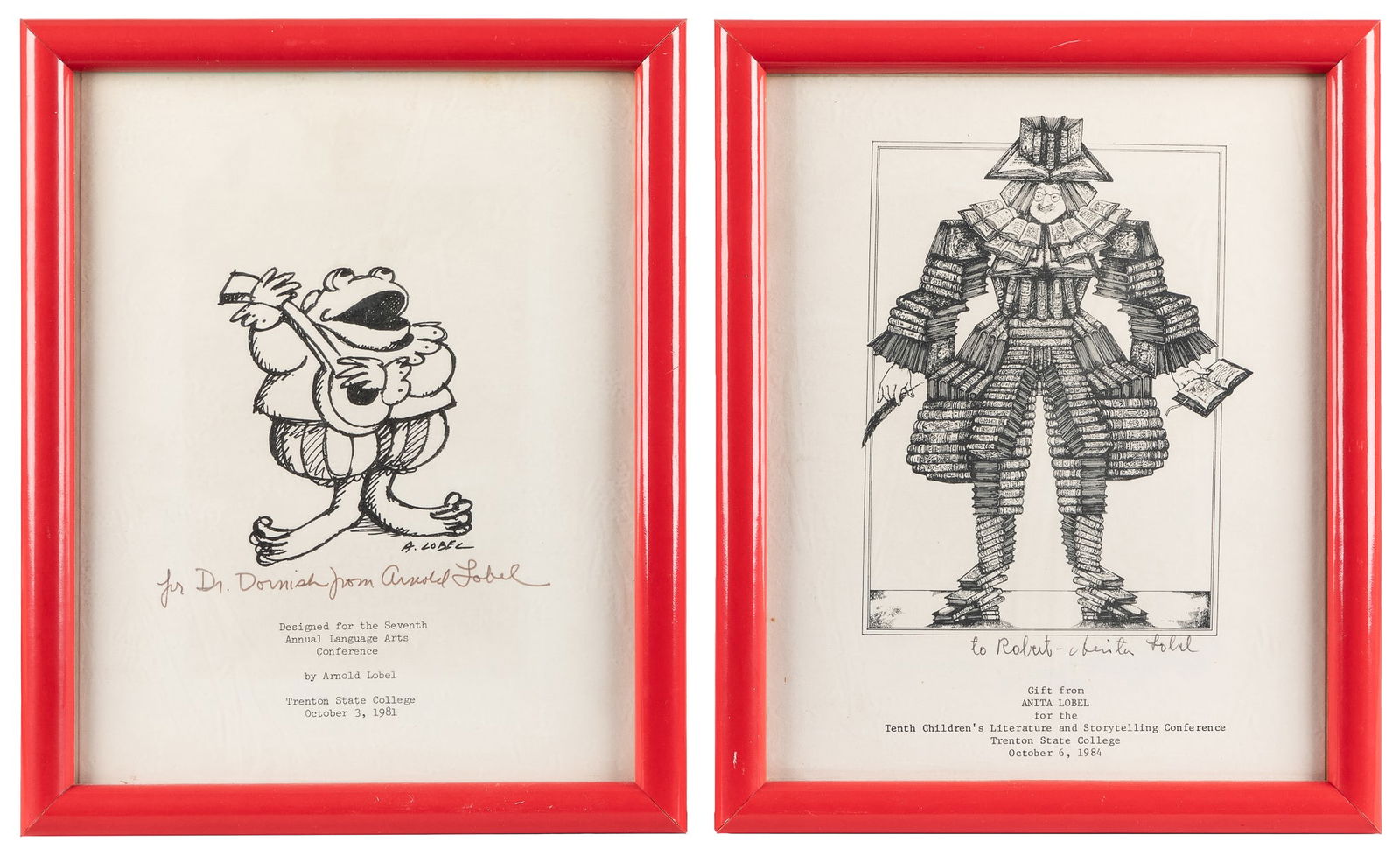 LOBEL, Anita (b. 1934) and Arnold (1933-1987). Pair of Sign... (1 of 1)