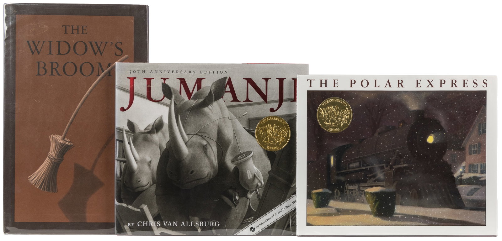 VAN ALLSBURG, Chris (b. 1949). Trio of Signed Titles. Bosto...: VAN ALLSBURG, Chris (b. 1949). Trio of Signed Titles. Boston: Houghton Mifflin Company, 1992-2011. Oblong 4tos. Illustrated. All in publisher’s bindings, unclipped dust jackets. Fine. VARIOUS ED
