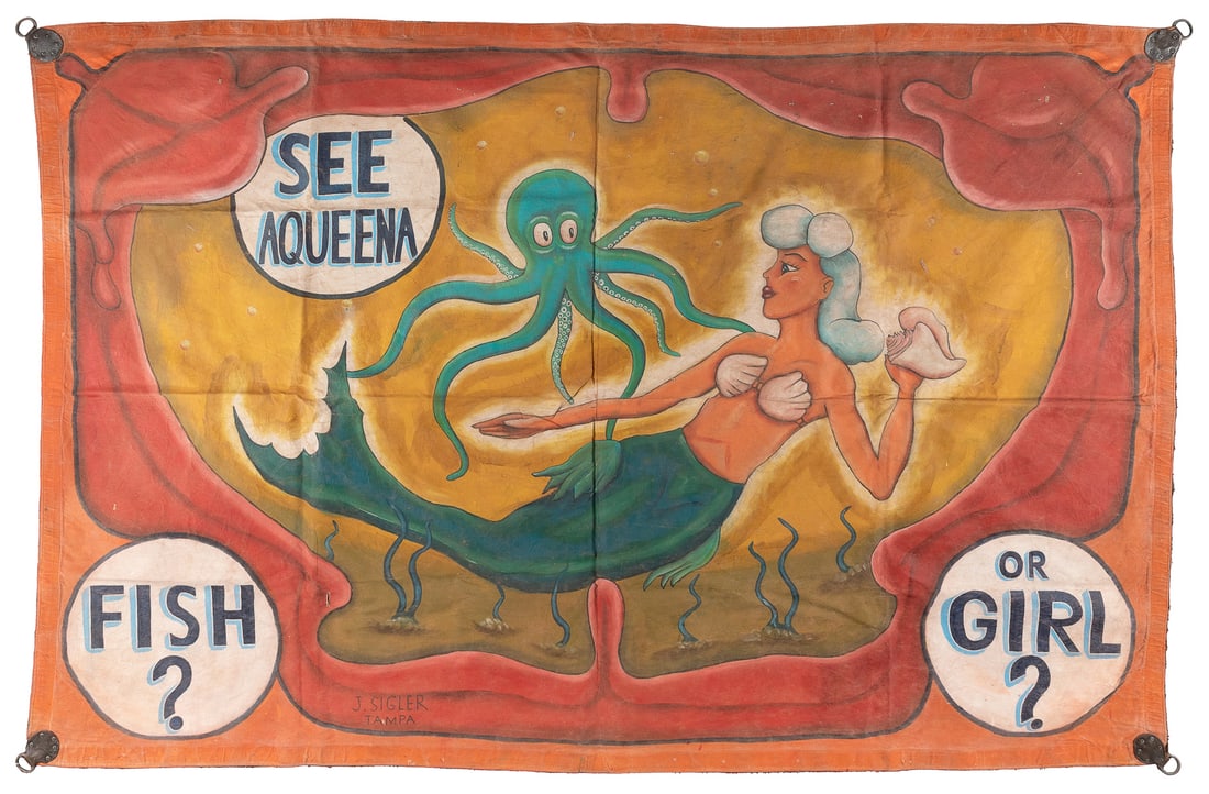 SIGLER, Jack. See A Queena. Tampa, ca. mid-20th century. Pa... (1 of 1)