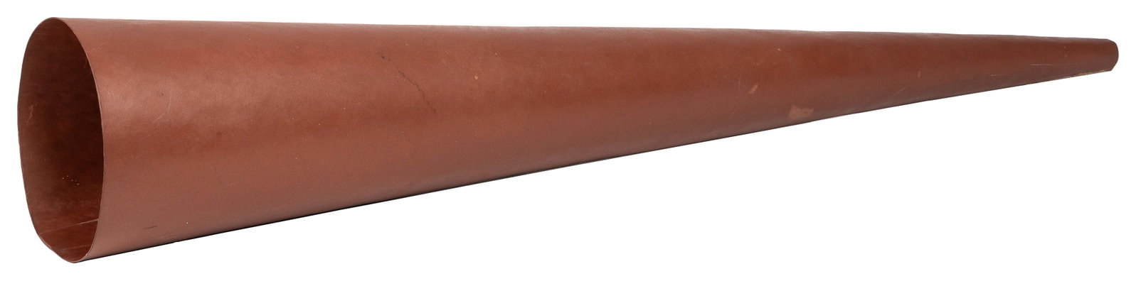 Fiber Spirit Trumpet. Late 19th–early 20th century. Conical...: Fiber Spirit Trumpet. Late 19th–early 20th century. Conical fiberboard device used by spirit mediums to “contact the dead” and enable spirits to communicate with the living. Not coll