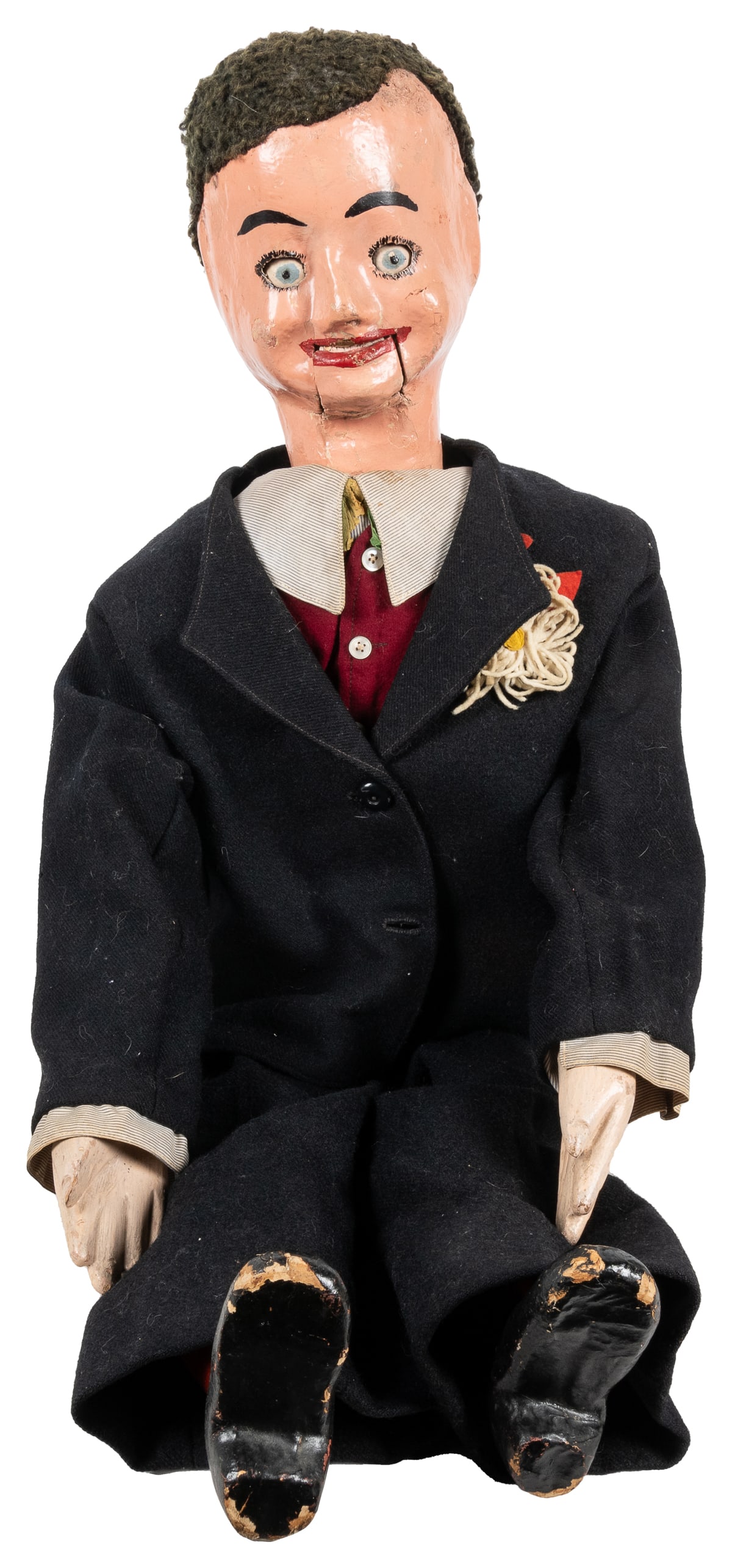Ventriloquist Dummy. Early 20th century. One of a kind comp... (1 of 4)