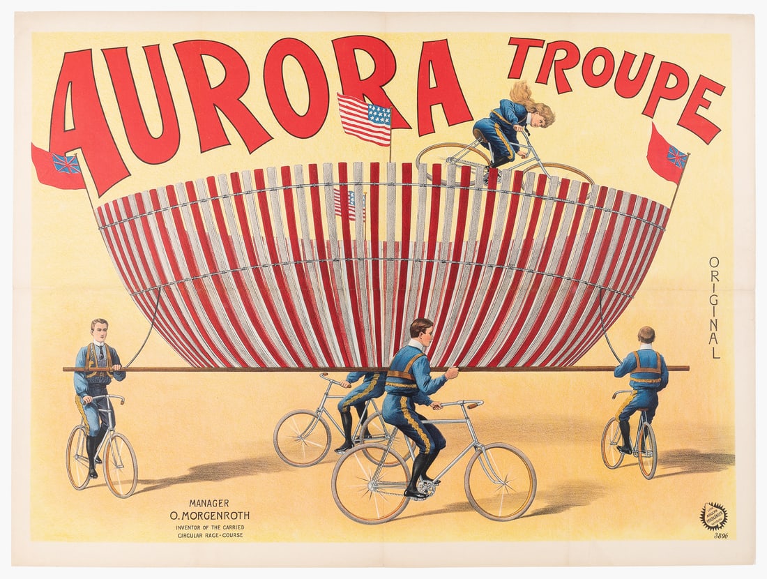  [WALL OF DEATH]. Aurora Troupe. Hamburg: Adolph Friedländer... (1 of 1)