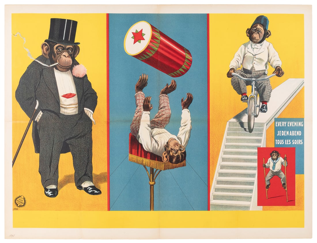  [CHIMP ACT]. Every Evening / Jeden Abend / Tous Les Soirs. ... (1 of 1)