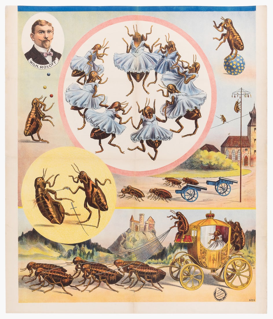  [FLEA CIRCUS]. Wilh. Roloff Flea Circus. Hamburg: Adolph Fr... (1 of 1)