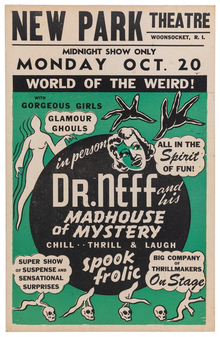 NEFF, Bill (1905–1967). Dr. Neff and his Madhouse of Myster... (1 of 1)
