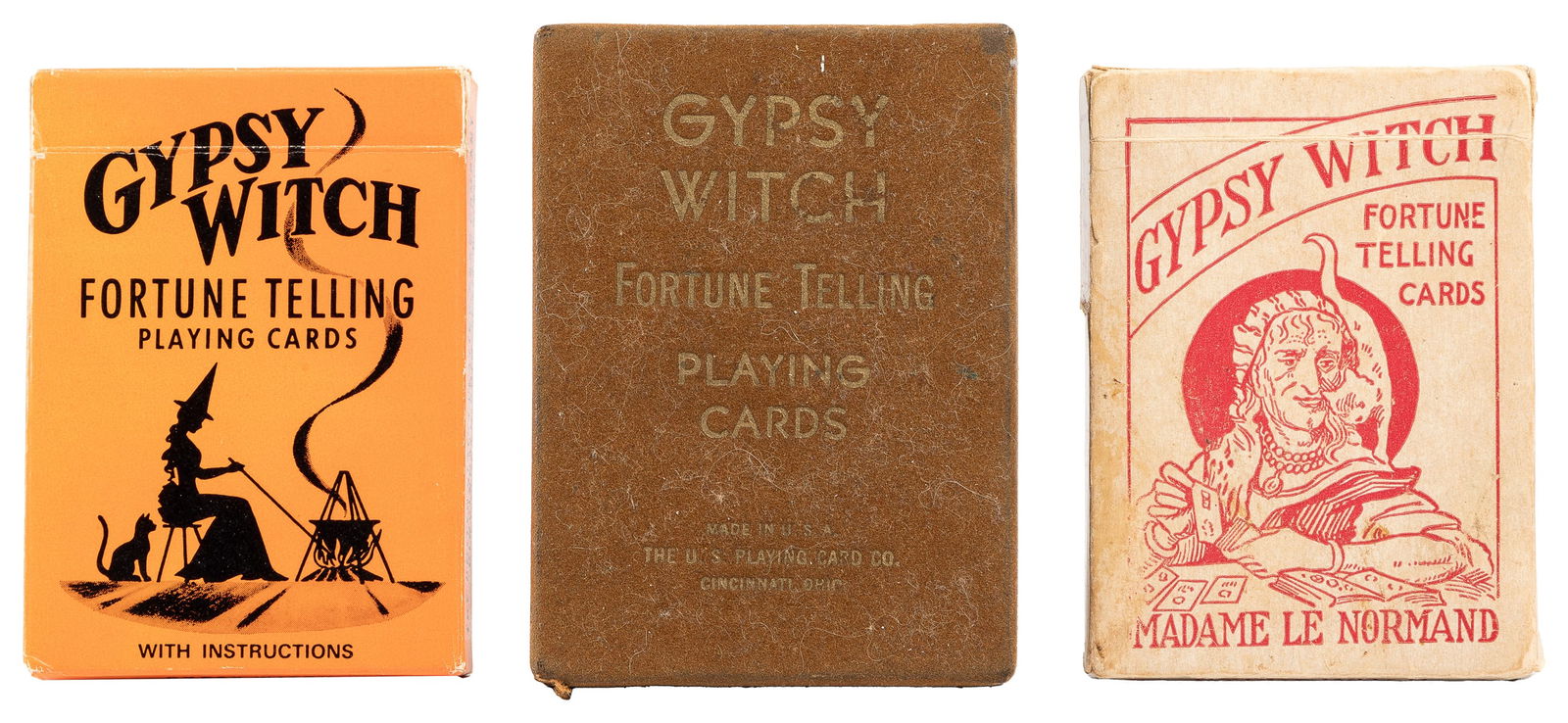  Gypsy Witch Playing Cards, Three Variations. Chicago: Stand... (1 of 1)