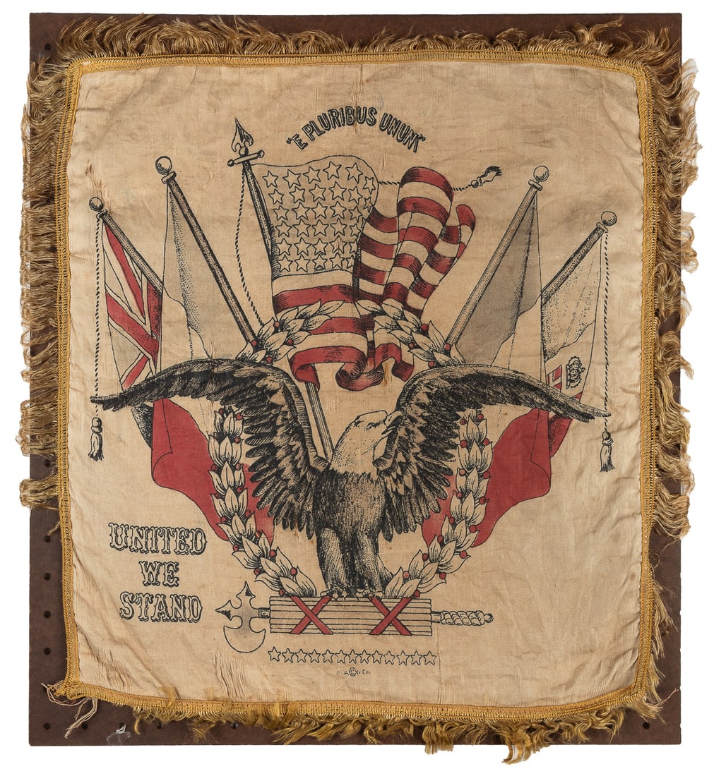 An American Patriotic Textile. Circa 20th century. Printed ... (1 of 1)