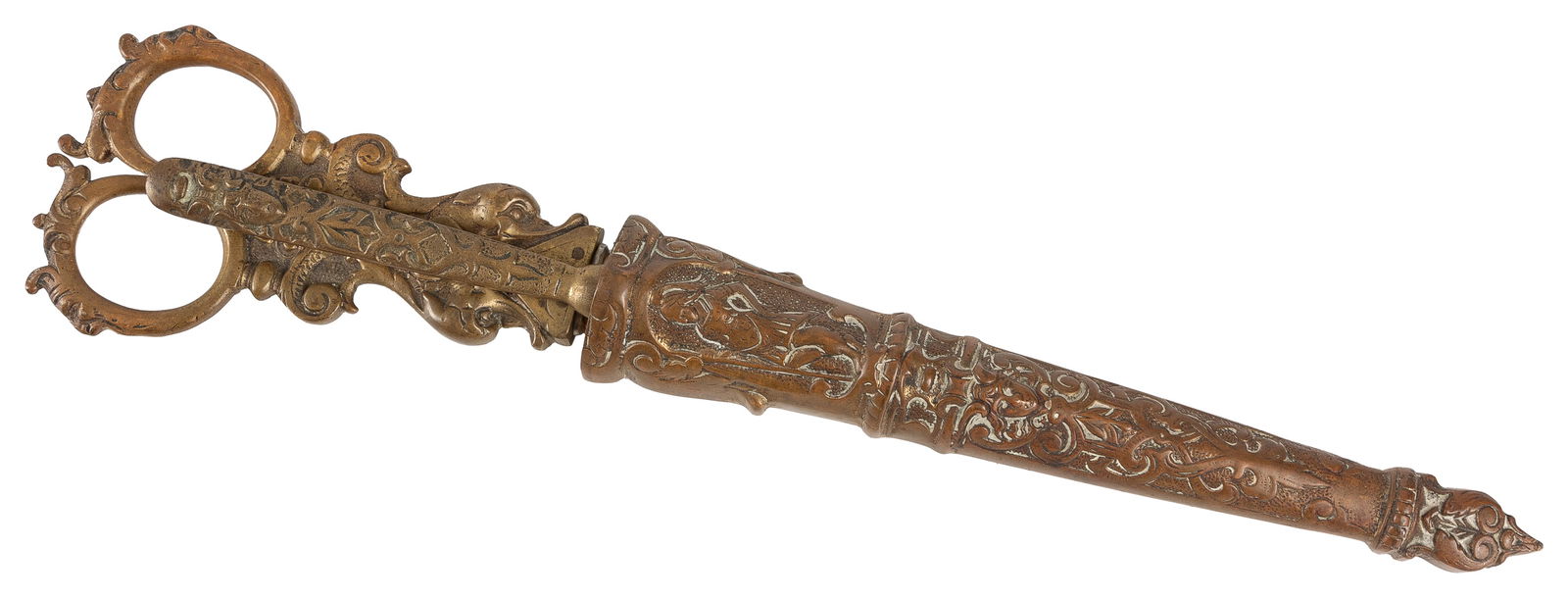  Solingen Scissors and Letter Opener in Brass Sheath. German... (1 of 3)