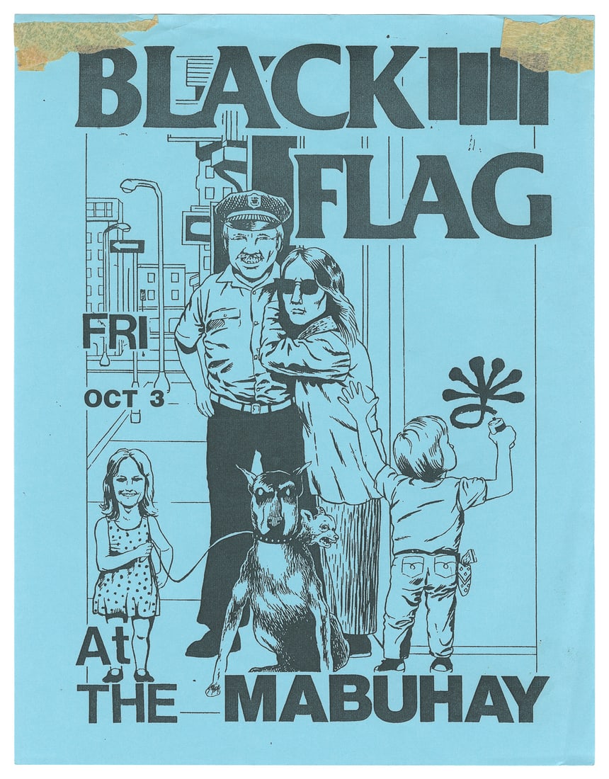 PETTIBON, Raymond (American, b. 1957). Black Flag at The Ma... (1 of 1)