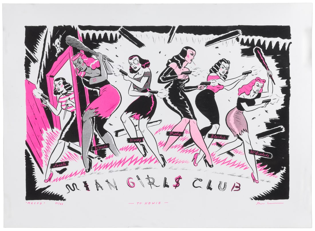 HESHKA, Ryan, (b. 1970) MGCPD. Mean Girls Club. 2014. Two-c... (1 of 1)