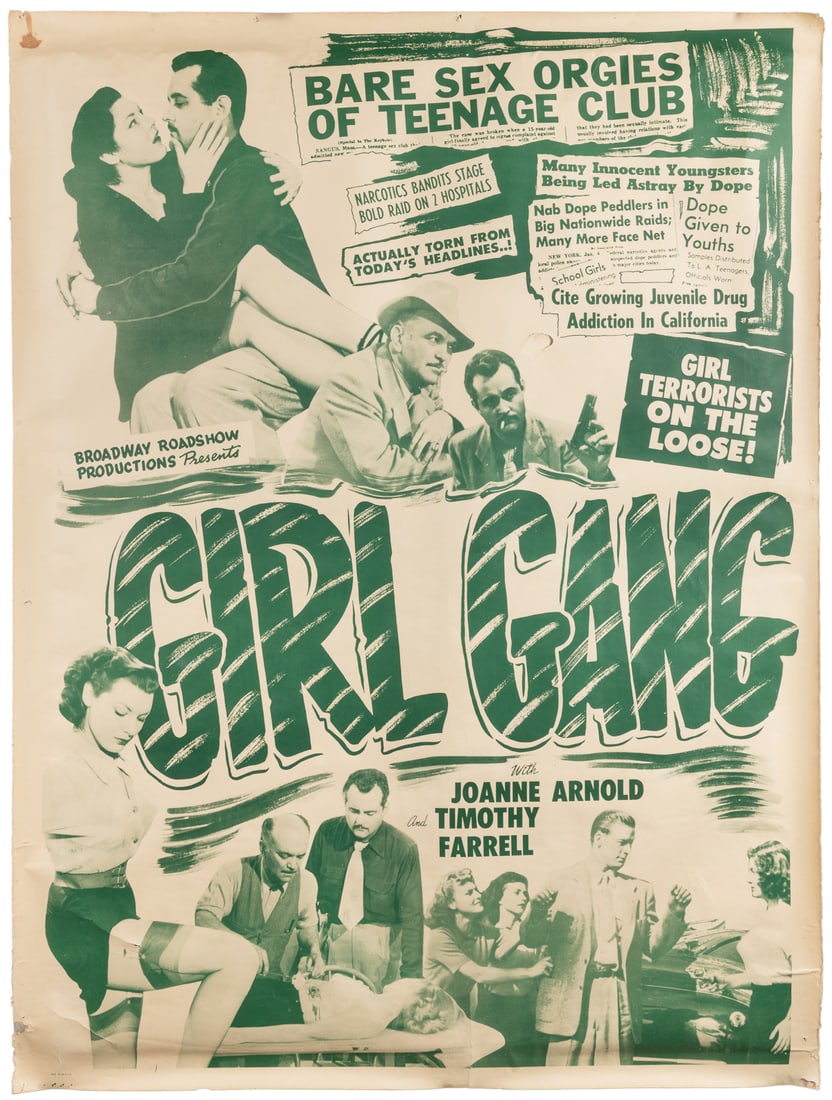 Girl Gang. Broadway Roadshow Productions, 1954. Color offse... (1 of 1)