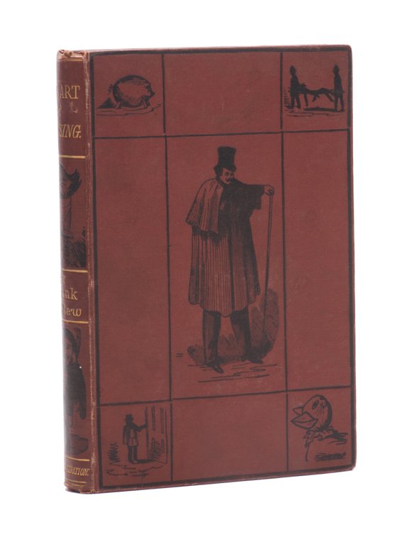 Bellew, Frank. The Art of Amusing.: Bellew, Frank. The Art of Amusing. London: John Camden Hotten, [1870]. Brown cloth stamped in black and gold. Illustrated. 8vo. Rear hinge neatly separated. Good.