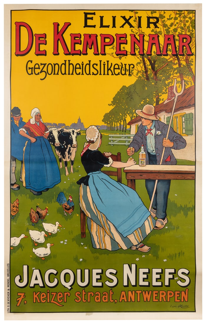 CASSIERS, Henri (1858 – 1944). Elixir De Kempenaar / Jacque... (1 of 1)