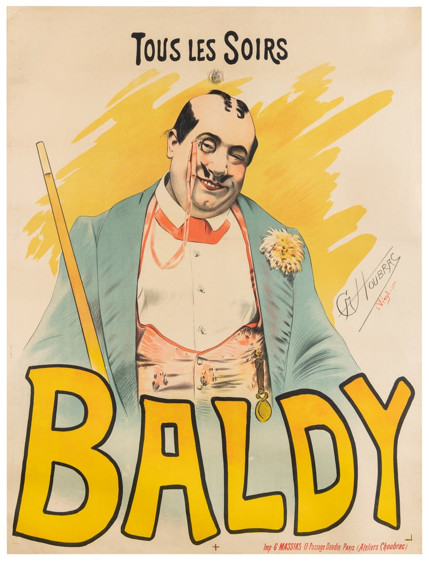 CHOUBRAC, Alfred (1853 – 1902). Baldy. Paris: L. Weyl, Lith... (1 of 1)