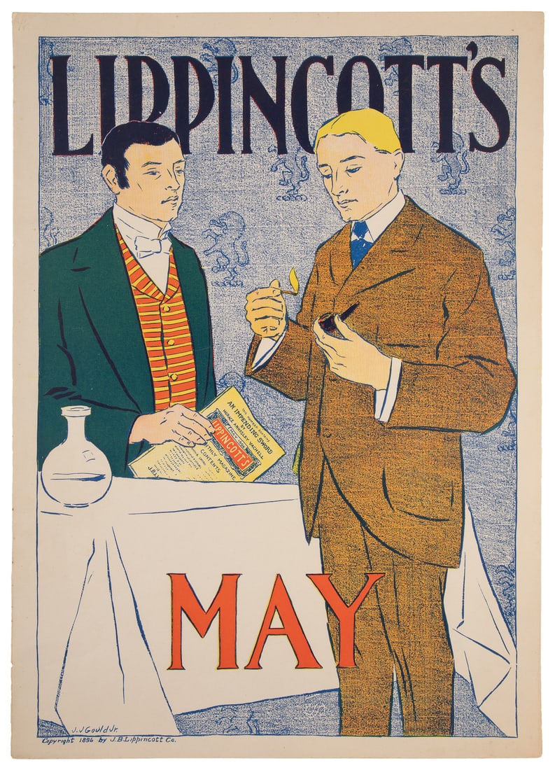 GOULD, Joseph J, Jr. (1880 – 1935). Lippincott’s May. 1896.... (1 of 1)