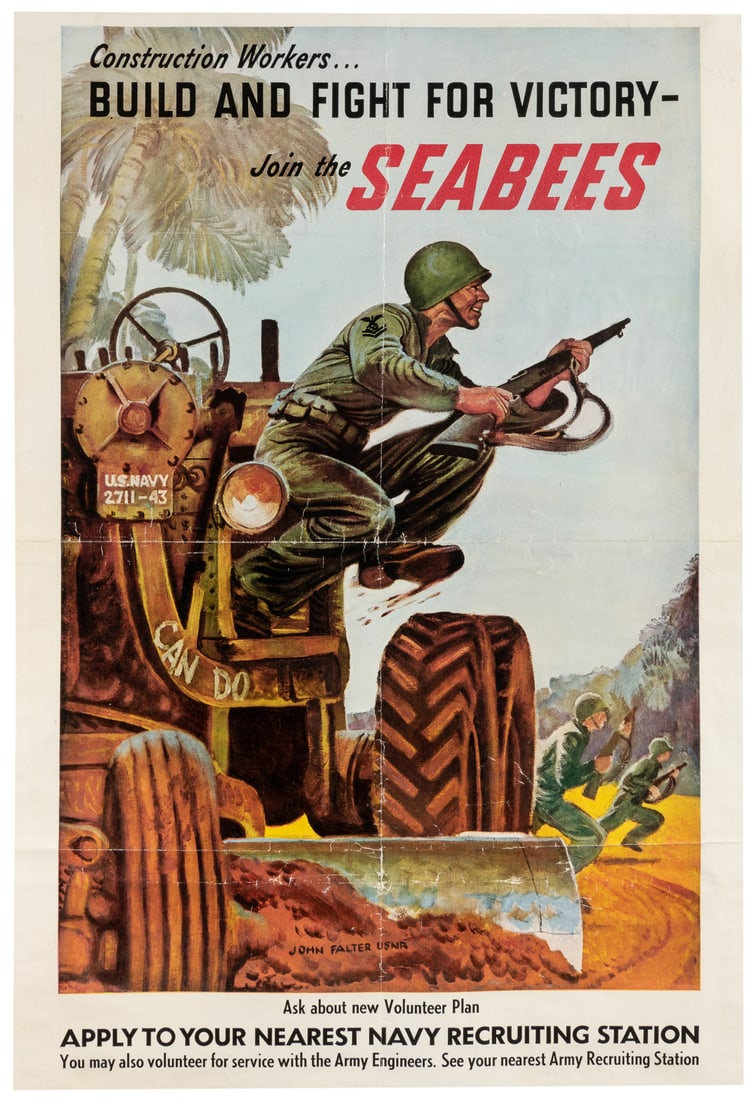 FALTER, John (1910-1982). Join the Seabees / Build and Figh... (1 of 1)