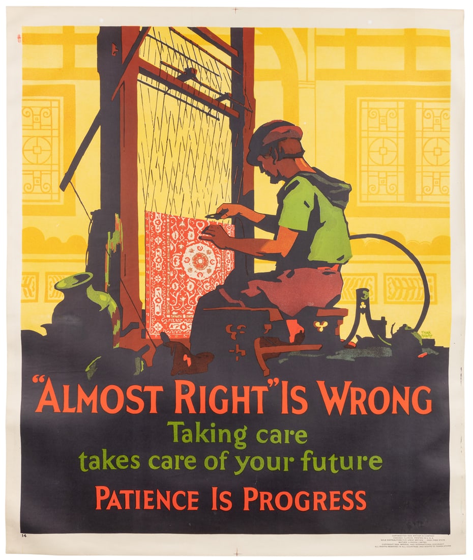 BEATTY, Frank (1899 - 1984). “Almost Right” is Wrong / Pati... (1 of 1)