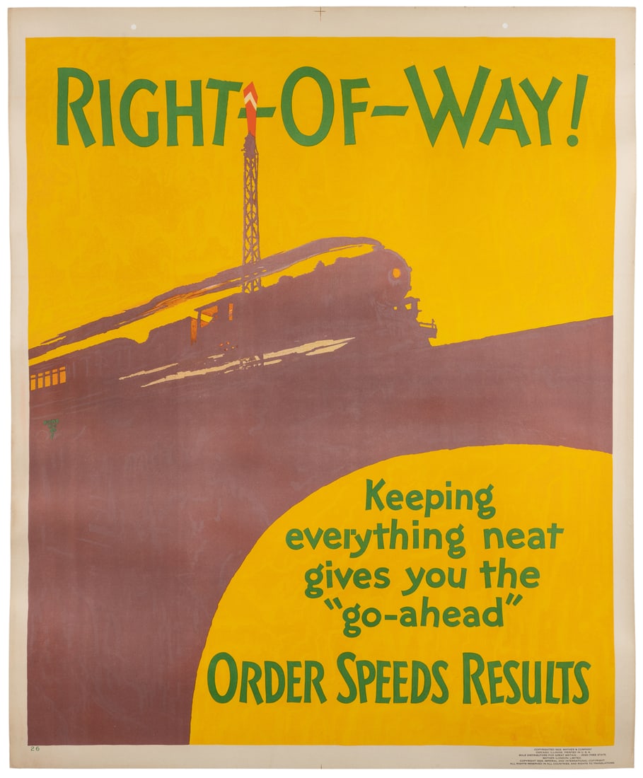 ELMES, Willard Frederic (1900 - 1956). Right-Of-Way / Order... (1 of 1)