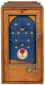 Hoopers’ Automatic Upright 1 Cent Pinball Arcade Game. Engl...