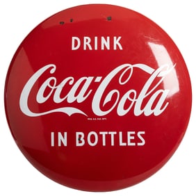 Coca-Cola Large “Button” Sign. [Atlanta: The Coca-Cola Comp...