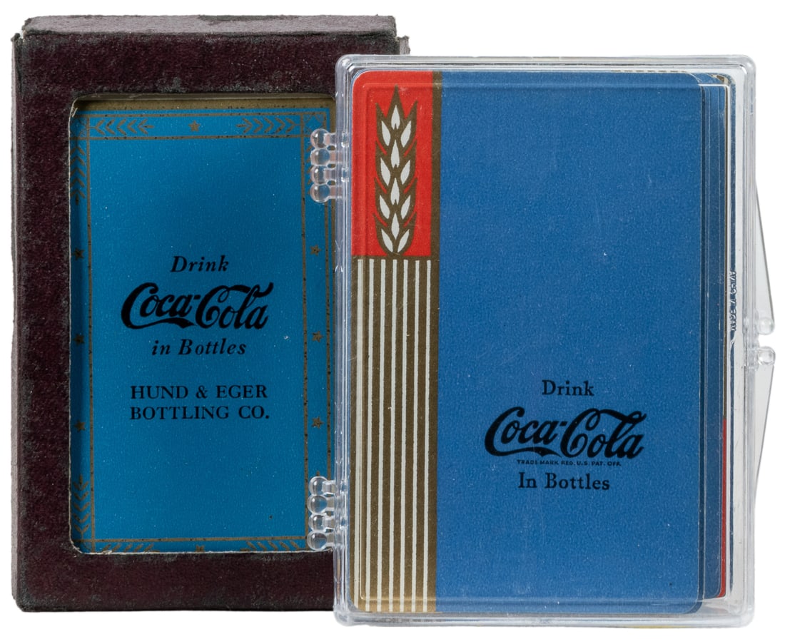 Two Coca-Cola Advertising Playing Card Decks. Circa 1930s-4... (1 of 1)